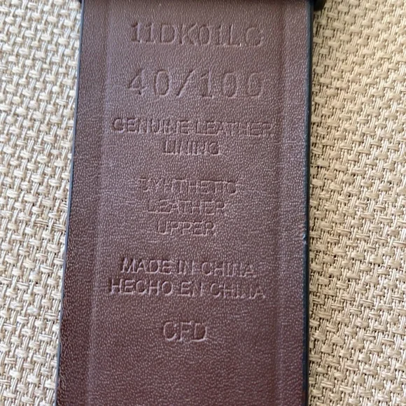 Dockers Leather Reversible Mens Belt Black/Brown - Picture 8 of 12